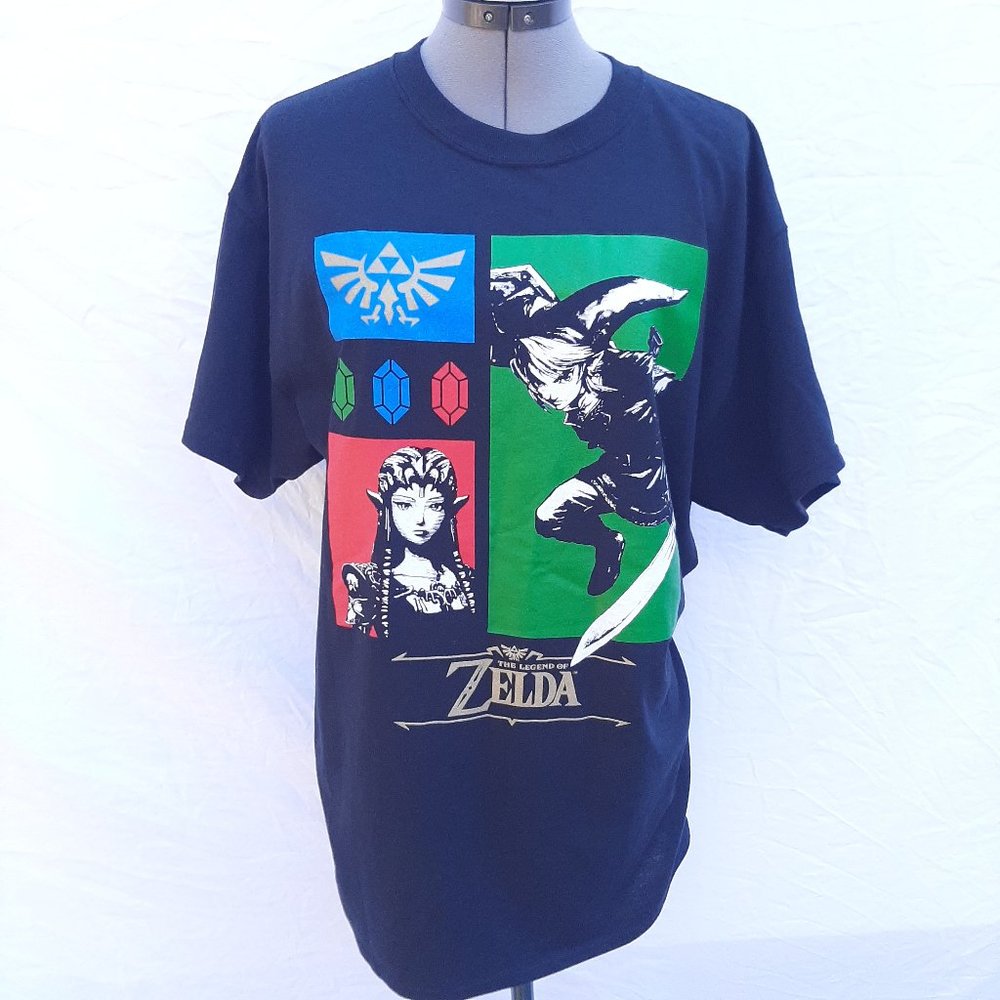 The Legend of Zelda 2020 T-Shirt Black Geeknet Size Large Black